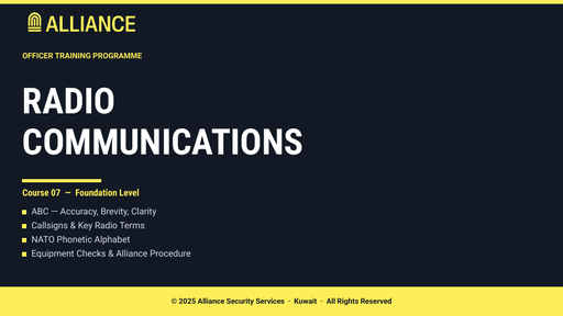 Radio Communications